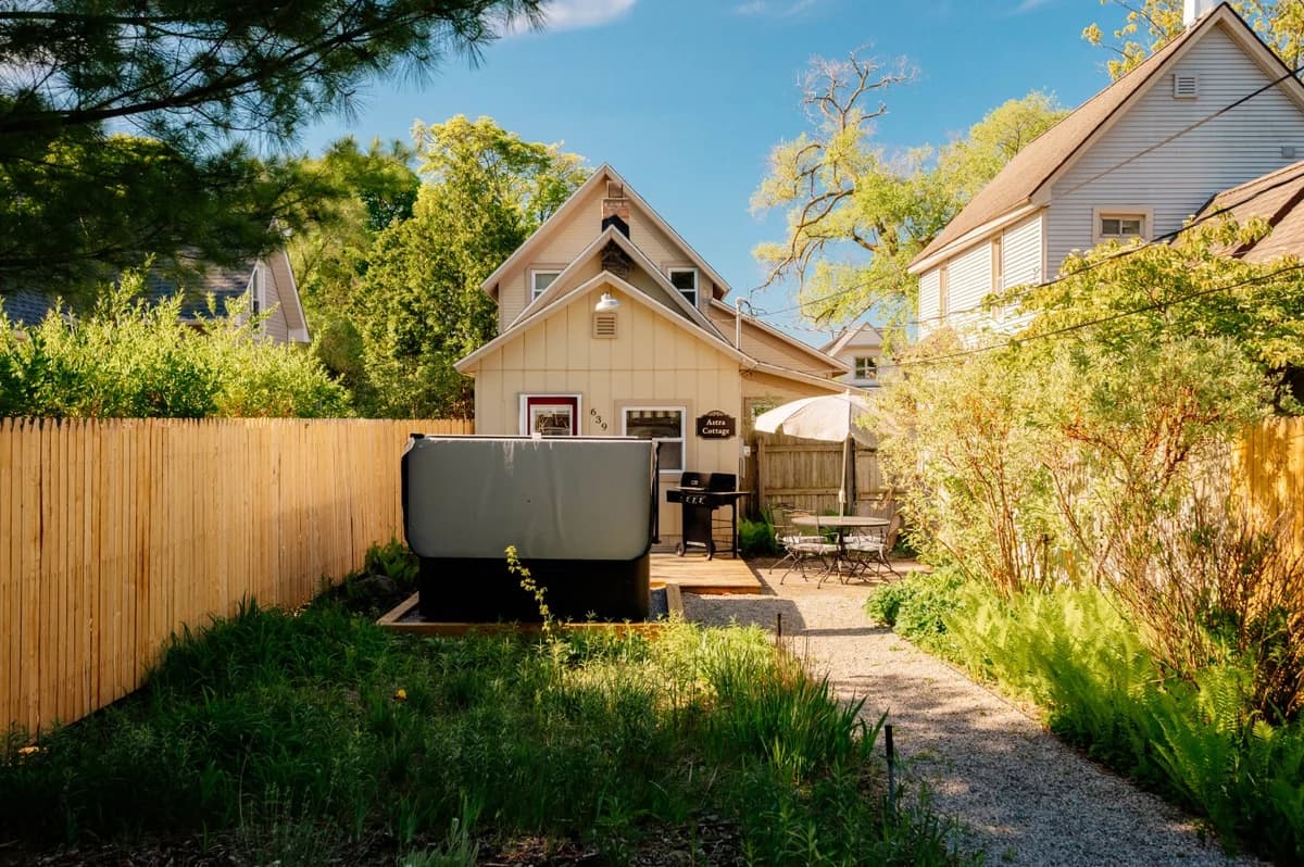 Astra Cottage | Hottub | 3BR Near Downtown & TART Trail | Grill photo 49