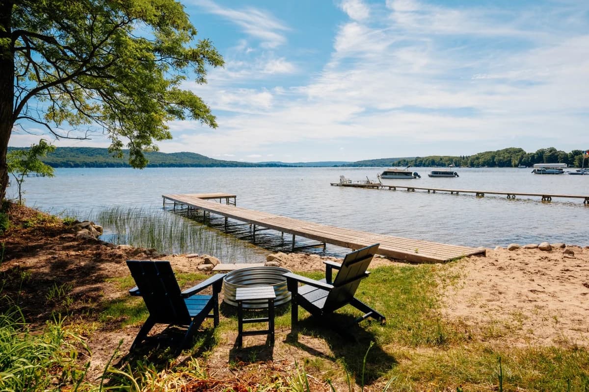 Camp Haven Retreat | 3 Homes | 12BR | Little Glen Lake photo 102